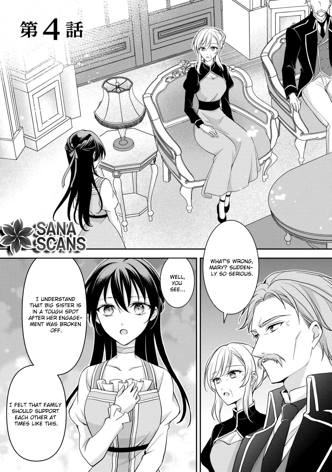 The Count’s Daughter Whose Fiancé Was Stolen Decides to Live Life Her Own Way Chapter 4 Page 1